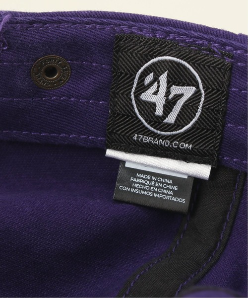 417 EDIFICE（フォーワンセブンエディフィス）の「【47 / フォーティセブン】 別注 QUATRE UN SEPT CAP / キャップ（キャップ・メンズ・チャコールグレー/ブラック/ボルドー/ラベンダー・FREE）」の16枚目の写真