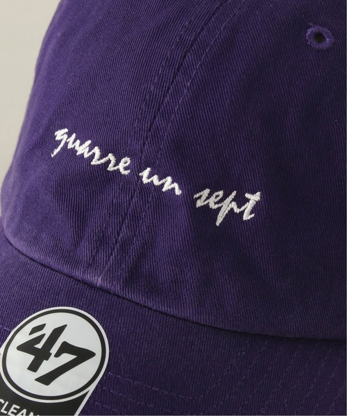 417 EDIFICE（フォーワンセブンエディフィス）の「【47 / フォーティセブン】 別注 QUATRE UN SEPT CAP / キャップ（キャップ・メンズ・チャコールグレー/ブラック/ボルドー/ラベンダー・FREE）」の9枚目の写真
