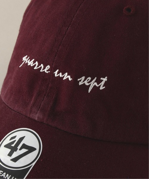 417 EDIFICE（フォーワンセブンエディフィス）の「【47 / フォーティセブン】 別注 QUATRE UN SEPT CAP / キャップ（キャップ・メンズ・チャコールグレー/ブラック/ボルドー/ラベンダー・FREE）」の14枚目の写真