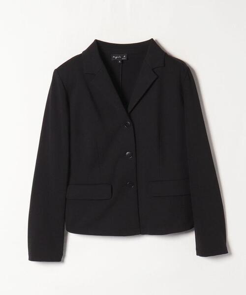 agnes b.(アニエスベー)の「JX63 VESTE ジャケット(テーラードジャケット・レディース・ブラック・3/2/1)」の6枚目の写真