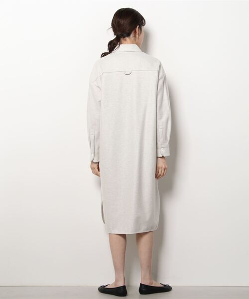 upperhights（アッパーハイツ）の「upper hights THE OFFICER DRESS（シャツワンピース・レディース・アイボリー・1）」の9枚目の写真