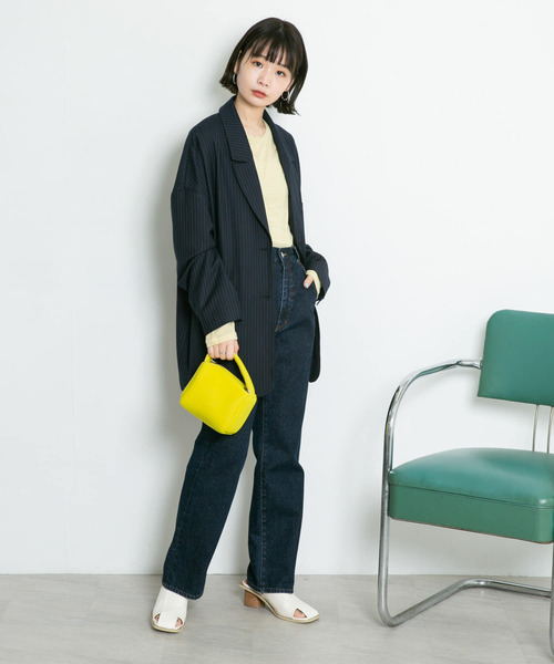 KBF（ケイビーエフ）の「オーバーサイズメンズジャケット（テーラードジャケット・レディース・グレー系その他/ブルー系その他・ONE）」の10枚目の写真