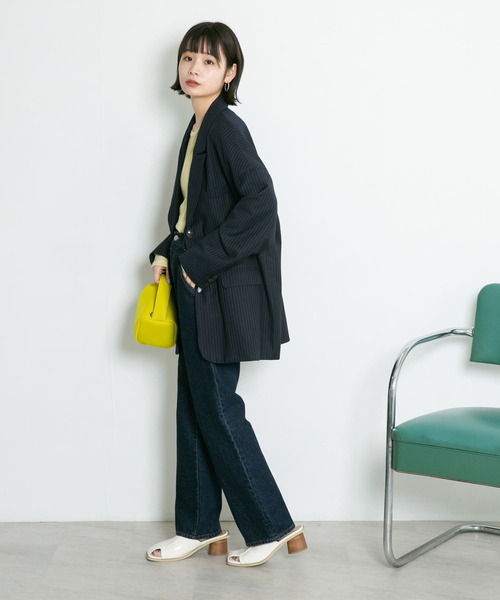 KBF（ケイビーエフ）の「オーバーサイズメンズジャケット（テーラードジャケット・レディース・グレー系その他/ブルー系その他・ONE）」の14枚目の写真