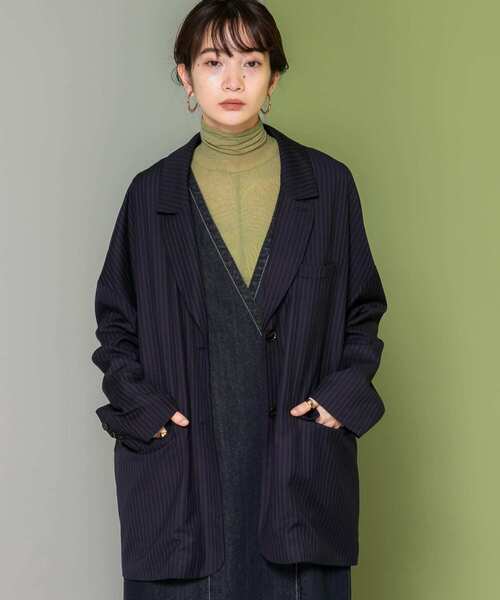 KBF（ケイビーエフ）の「オーバーサイズメンズジャケット（テーラードジャケット・レディース・グレー系その他/ブルー系その他・ONE）」の18枚目の写真