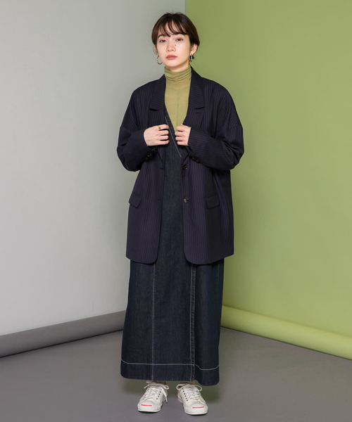 KBF（ケイビーエフ）の「オーバーサイズメンズジャケット（テーラードジャケット・レディース・グレー系その他/ブルー系その他・ONE）」の11枚目の写真