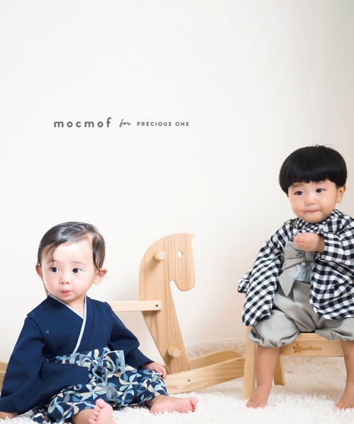 mocmof（モクモフ）の「袴ロンパース（ロンパース・キッズ・イエロー/グレー/ピンク/ネイビー・80ｃｍ/90cm/70cm）」の13枚目の写真