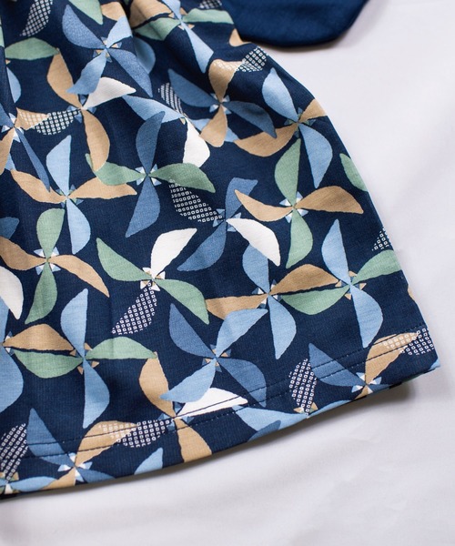 mocmof（モクモフ）の「袴ロンパース（ロンパース・キッズ・イエロー/グレー/ピンク/ネイビー・80ｃｍ/90cm/70cm）」の10枚目の写真