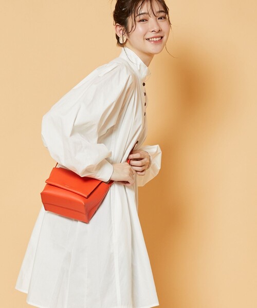 FREAK'S STORE(フリークスストア)の「Anthe/アンテ フラップショルダーバッグ大(ショルダーバッグ・レディース・ブラック/オレンジ/ブルー/グリーン・ONE SIZE)」の10枚目の写真