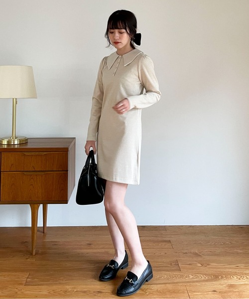 EPIMI E'PIMMY(エピミエピミー)の「フェイクレザーボストンバッグ(ボストンバッグ・レディース・ブラック/ブラウン・FREE)」の4枚目の写真