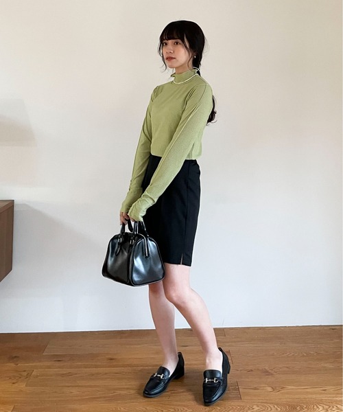 EPIMI E'PIMMY(エピミエピミー)の「フェイクレザーボストンバッグ(ボストンバッグ・レディース・ブラック/ブラウン・FREE)」の15枚目の写真