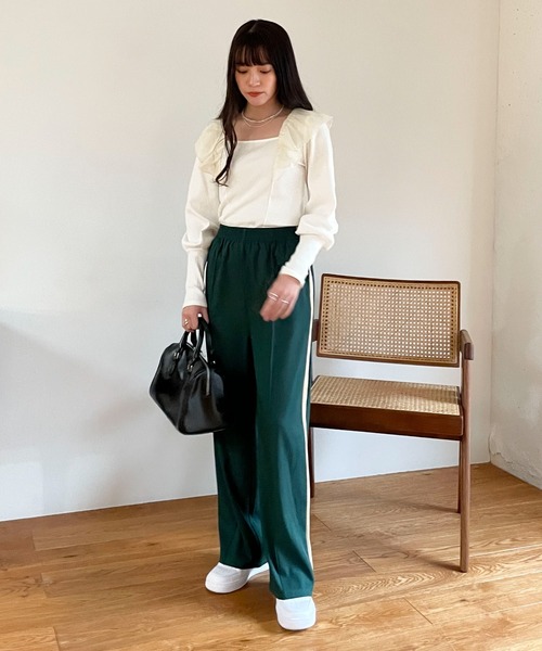 EPIMI E'PIMMY(エピミエピミー)の「フェイクレザーボストンバッグ(ボストンバッグ・レディース・ブラック/ブラウン・FREE)」の5枚目の写真