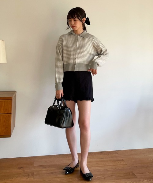 EPIMI E'PIMMY(エピミエピミー)の「フェイクレザーボストンバッグ(ボストンバッグ・レディース・ブラック/ブラウン・FREE)」の12枚目の写真