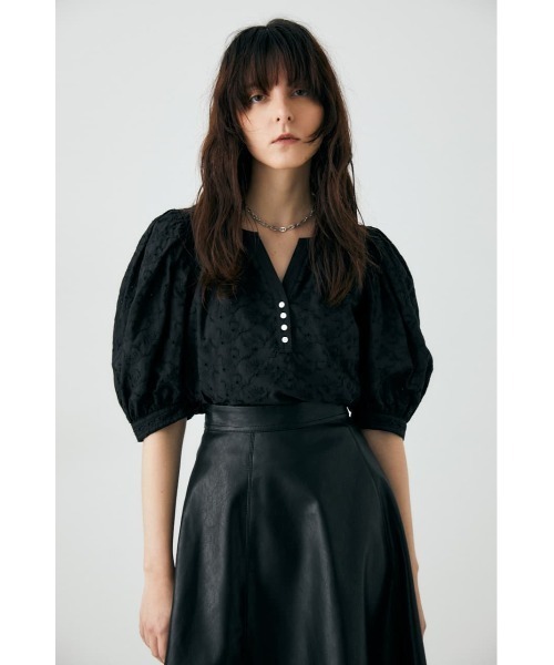 MOUSSY（マウジー）の「EYELET PUFF ブラウス（シャツ/ブラウス