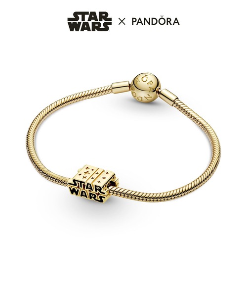 スター·ウォーズ シャイニング 3D ロゴ チャーム 販売用 PANDORA(パンドラ) ブレスレット スターウォーズ ブレスレット