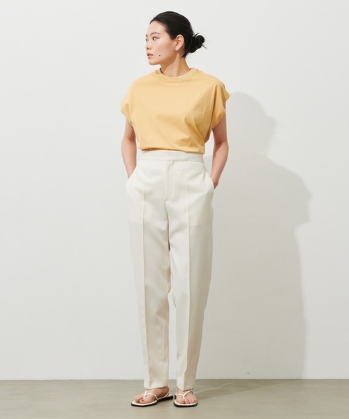 N.O.R.C by the line（ノークバイザライン）の「オーバーサイズプルオーバー（Tシャツ/カットソー・レディース・カーキ/ピンク/イエロー/ブルー/グリーン・S/M/L）」の12枚目の写真