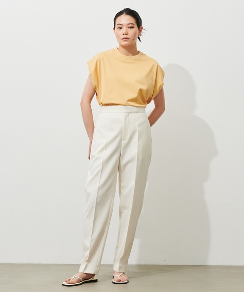 N.O.R.C by the line（ノークバイザライン）の「オーバーサイズプルオーバー（Tシャツ/カットソー・レディース・カーキ/ピンク/イエロー/ブルー/グリーン・S/M/L）」の11枚目の写真