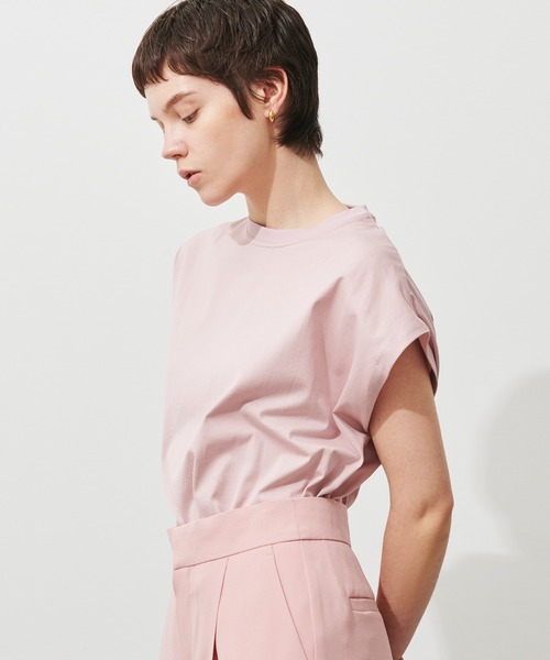 N.O.R.C by the line（ノークバイザライン）の「オーバーサイズプルオーバー（Tシャツ/カットソー・レディース・カーキ/ピンク/イエロー/ブルー/グリーン・S/M/L）」の10枚目の写真