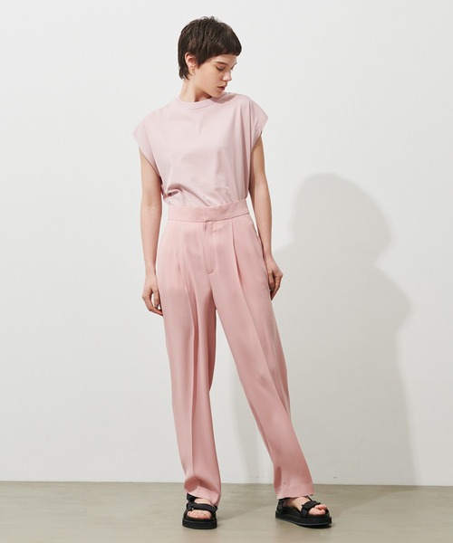 N.O.R.C by the line（ノークバイザライン）の「オーバーサイズプルオーバー（Tシャツ/カットソー・レディース・カーキ/ピンク/イエロー/ブルー/グリーン・S/M/L）」の9枚目の写真