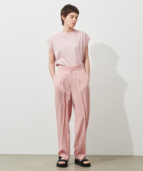 N.O.R.C by the line（ノークバイザライン）の「オーバーサイズプルオーバー（Tシャツ/カットソー・レディース・カーキ/ピンク/イエロー/ブルー/グリーン・S/M/L）」の8枚目の写真