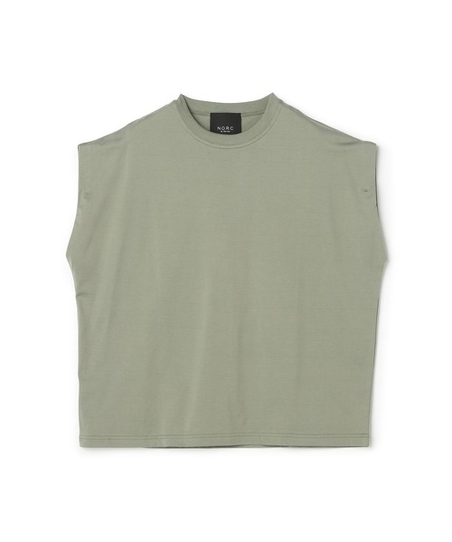 N.O.R.C by the line（ノークバイザライン）の「オーバーサイズプルオーバー（Tシャツ/カットソー・レディース・カーキ/ピンク/イエロー/ブルー/グリーン・S/M/L）」の20枚目の写真