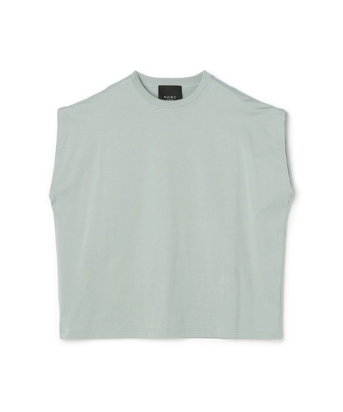 N.O.R.C by the line（ノークバイザライン）の「オーバーサイズプルオーバー（Tシャツ/カットソー・レディース・カーキ/ピンク/イエロー/ブルー/グリーン・S/M/L）」の21枚目の写真