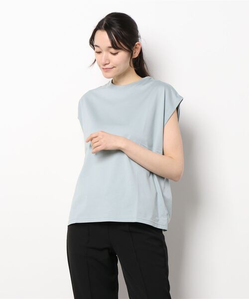 N.O.R.C by the line（ノークバイザライン）の「オーバーサイズプルオーバー（Tシャツ/カットソー・レディース・カーキ/ピンク/イエロー/ブルー/グリーン・S/M/L）」の14枚目の写真