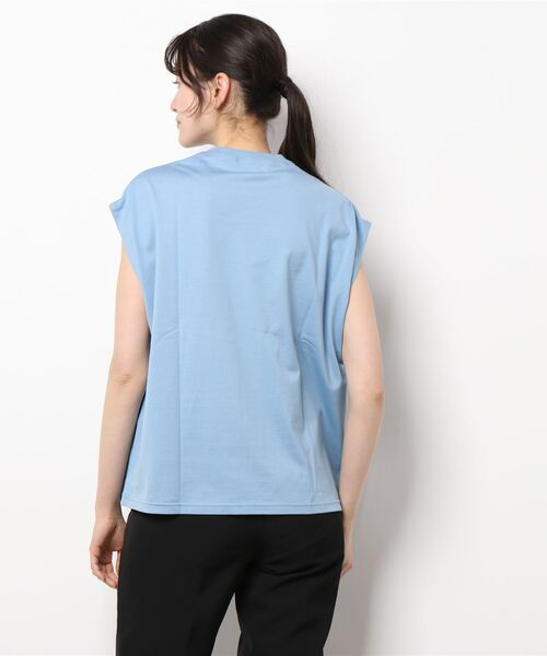 N.O.R.C by the line（ノークバイザライン）の「オーバーサイズプルオーバー（Tシャツ/カットソー・レディース・カーキ/ピンク/イエロー/ブルー/グリーン・S/M/L）」の19枚目の写真