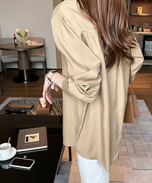 meJane(ミージェーン)の「シンプルシルエットピンタック大人カラーシャツ【ZOZOTOWN限定】(シャツ/ブラウス・レディース・ホワイト/ライトブルー/ブラック/ライトベージュ・FREE)」の17枚目の写真