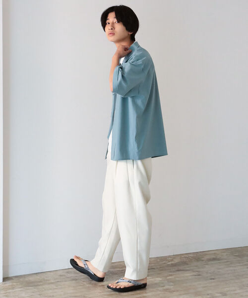 BeAMS DOT（ビームスドット）の「【WEB限定】BeAMS DOT / ショートスリーブ キューバシャツ（シャツ/ブラウス・メンズ・ブラウン系その他/グリーン系その他4・MEDIUM/LARGE）」の11枚目の写真