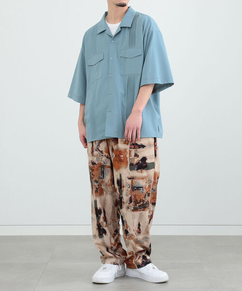 BeAMS DOT（ビームスドット）の「【WEB限定】BeAMS DOT / ショートスリーブ キューバシャツ（シャツ/ブラウス・メンズ・ブラウン系その他/グリーン系その他4・MEDIUM/LARGE）」の20枚目の写真