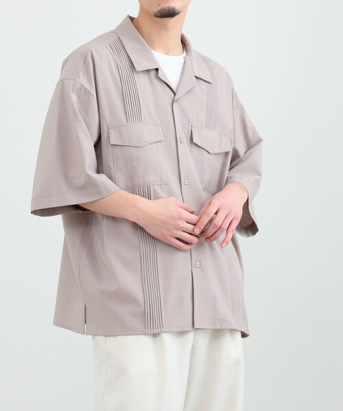 BeAMS DOT（ビームスドット）の「【WEB限定】BeAMS DOT / ショートスリーブ キューバシャツ（シャツ/ブラウス・メンズ・ブラウン系その他/グリーン系その他4・MEDIUM/LARGE）」の19枚目の写真