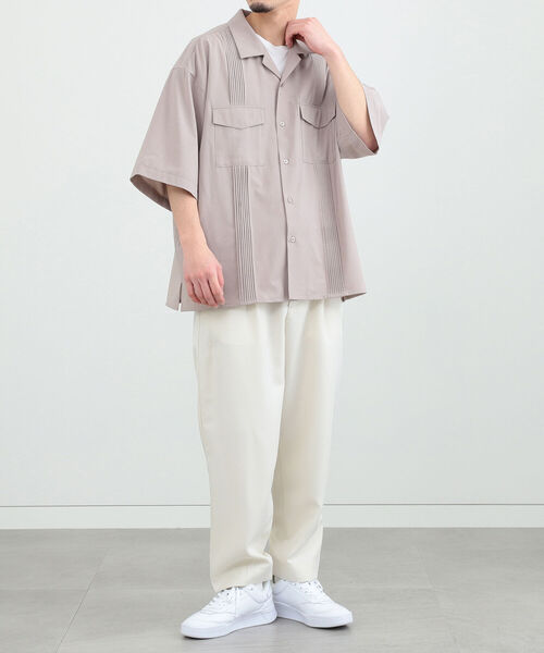 BeAMS DOT（ビームスドット）の「【WEB限定】BeAMS DOT / ショートスリーブ キューバシャツ（シャツ/ブラウス・メンズ・ブラウン系その他/グリーン系その他4・MEDIUM/LARGE）」の18枚目の写真