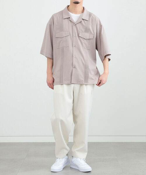 BeAMS DOT（ビームスドット）の「【WEB限定】BeAMS DOT / ショートスリーブ キューバシャツ（シャツ/ブラウス・メンズ・ブラウン系その他/グリーン系その他4・MEDIUM/LARGE）」の17枚目の写真