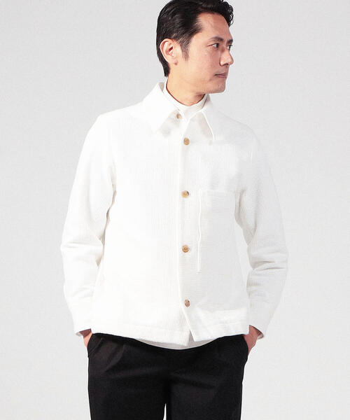 caban（キャバン）の「□CABaN ストレッチコーデュロイ シャツブルゾン