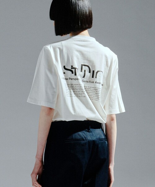 JOSEPH STUDIO（ジョゼフストゥディオ）の「パックT　POINTED（Tシャツ/カットソー・レディース・ホワイト系・SMALL/MEDIUM/LARGE/LL）」の5枚目の写真