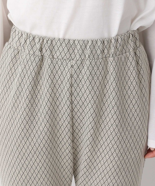 LEPSIM（レプシィム）の「カットジャガードパンツ　262353（その他パンツ・レディース・グレイッシュベージュ/ブラック・FREE）」の9枚目の写真