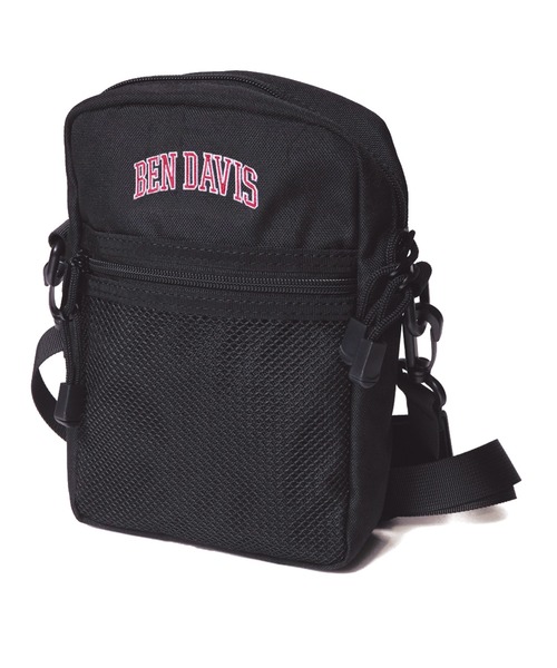 BEN DAVIS（ベンデイビス）の「MINI SHOLDER COLLEGE（ショルダーバッグ・メンズ・ブラック×ホワイト/ブラック×パープル/ブラック×レッド/ブラック×ブルー/ブラック×グリーン・FREE）」の3枚目の写真