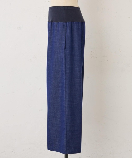 BEARDSLEY（ビアズリー）の「3サイズ展開 ウエストリブデニムパンツ（その他パンツ・レディース・カーキ/ブルー/ブラック/インディゴブルー・1/2/0）」の6枚目の写真