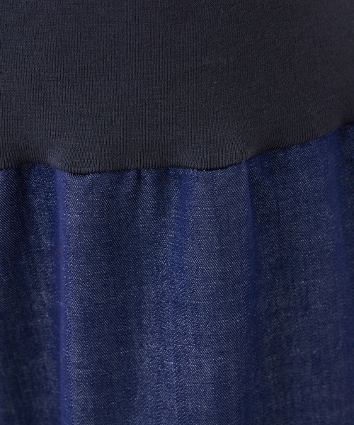 BEARDSLEY（ビアズリー）の「3サイズ展開 ウエストリブデニムパンツ（その他パンツ・レディース・カーキ/ブルー/ブラック/インディゴブルー・1/2/0）」の19枚目の写真