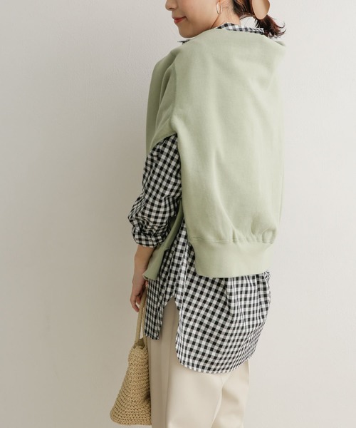 URBAN RESEARCH DOORS（アーバンリサーチドアーズ）の「コットンレギュラーカラーオーバーシャツ（シャツ/ブラウス・レディース・ブルー/ブルー系その他/ブラック系その他・1）」の21枚目の写真