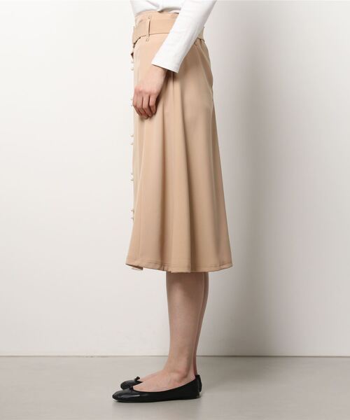 ASTORIA ODIER（アストリアオディール）の「センタパールトレンチスカート（スカート・レディース・ベージュ/ピンクベージュ/イエロー/ネイビー・LARGE/SMALL/MEDIUM）」の6枚目の写真