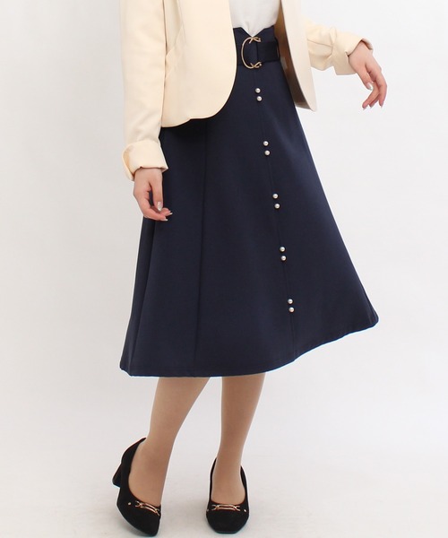 ASTORIA ODIER（アストリアオディール）の「センタパールトレンチスカート（スカート・レディース・ベージュ/ピンクベージュ/イエロー/ネイビー・LARGE/SMALL/MEDIUM）」の20枚目の写真