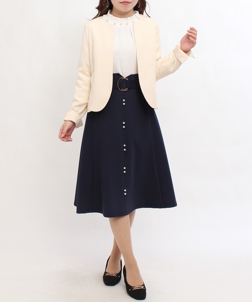 ASTORIA ODIER（アストリアオディール）の「センタパールトレンチスカート（スカート・レディース・ベージュ/ピンクベージュ/イエロー/ネイビー・LARGE/SMALL/MEDIUM）」の21枚目の写真