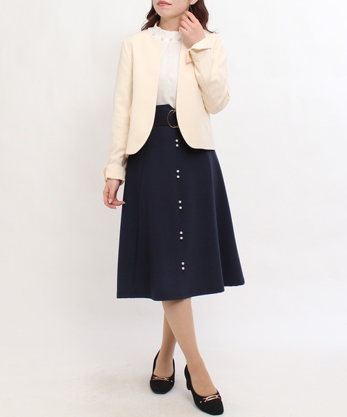 ASTORIA ODIER（アストリアオディール）の「センタパールトレンチスカート（スカート・レディース・ベージュ/ピンクベージュ/イエロー/ネイビー・LARGE/SMALL/MEDIUM）」の22枚目の写真