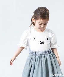 b・ROOM | 【ミッフィー】MIFFYフェイスプリントパフTシャツ(Tシャツ/カットソー)