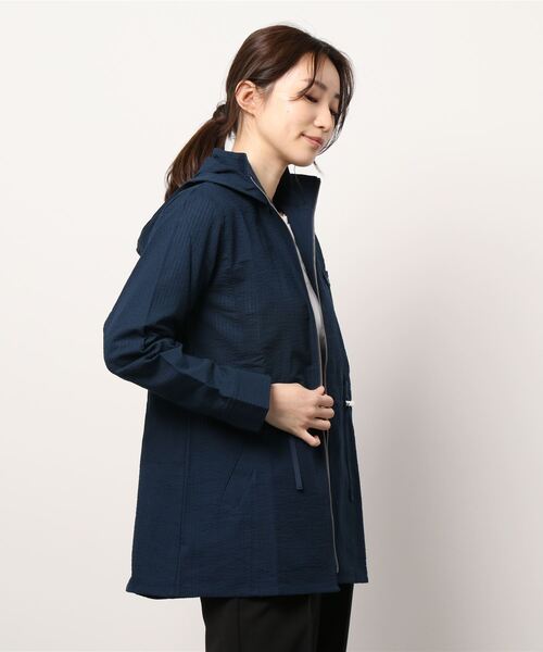 BELLUNA（ベルーナ）の「ＵＶカット綿１００％サマージャケット（その他アウター・レディース・ネイビー/ライトグレー/ストライプ/チェック・MEDIUM/LARGE/X-LARGE）」の20枚目の写真