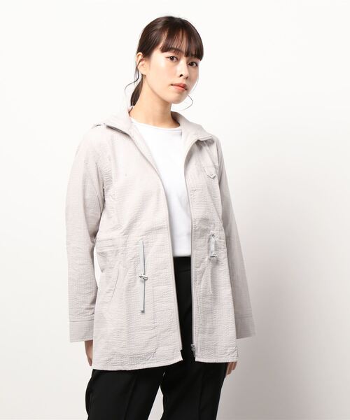 BELLUNA（ベルーナ）の「ＵＶカット綿１００％サマージャケット（その他アウター・レディース・ネイビー/ライトグレー/ストライプ/チェック・MEDIUM/LARGE/X-LARGE）」の16枚目の写真