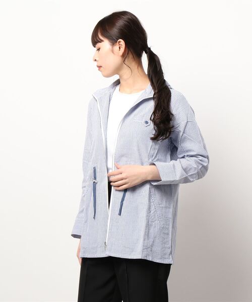 BELLUNA（ベルーナ）の「ＵＶカット綿１００％サマージャケット（その他アウター・レディース・ネイビー/ライトグレー/ストライプ/チェック・MEDIUM/LARGE/X-LARGE）」の18枚目の写真