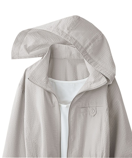 BELLUNA（ベルーナ）の「ＵＶカット綿１００％サマージャケット（その他アウター・レディース・ネイビー/ライトグレー/ストライプ/チェック・MEDIUM/LARGE/X-LARGE）」の11枚目の写真