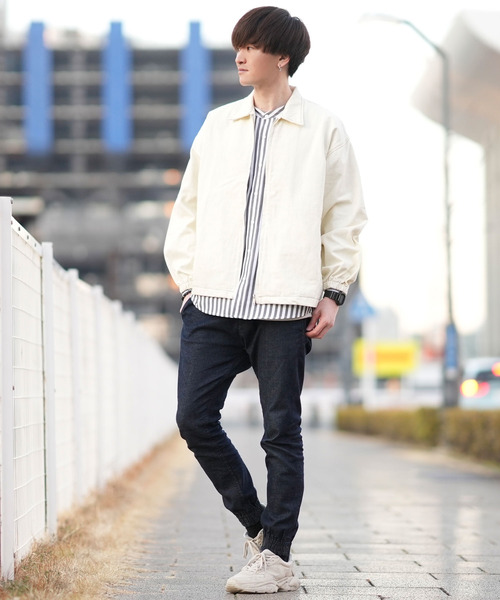 ZIP FIVE(ジップファイブ)の「【ZIP FIVE】スウィングトップオーバーデニムジャケット/Gジャン(デニムジャケット・メンズ・アイボリー/サックスブルー/ブラック・SMALL/MEDIUM/LARGE)」の15枚目の写真